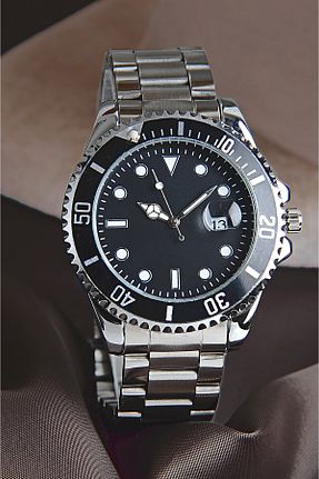 ساعت مچی مشکی مردانه 41-46 میلی متر SPOLO - کد 266687236