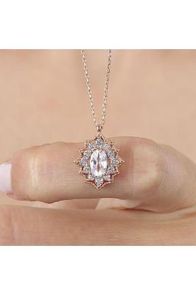 گردنبند نقره بژ زنانه 925 عیار Mia Vento - کد 801106842