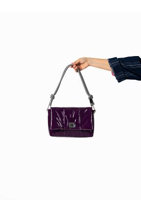 کیف دوشی بنفش زنانه پلی استر YOURHANDBAGS - کد 353721586