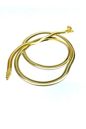 گردنبند نقره طلائی زنانه 925 عیار Bysevisilver - کد 457554538