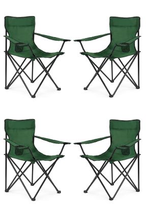 صندلی کمپ سبز فلزی 4