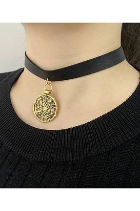 گردنبند جواهر متالیک زنانه فلزی Modaadresiniz - کد 784731386