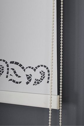 پرده کشوئی بژ کلاسیک Stor ŞimşekCurtain - کد 800206551