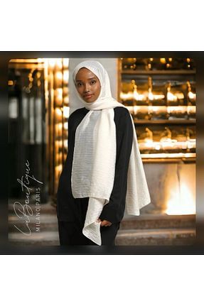 شال نباتی زنانه پنبه ای La boutique - کد 801448201