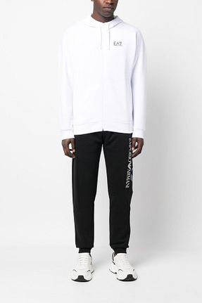سوئیشرت سفید مردانه چاپی Emporio Armani - کد 801746420