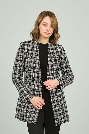 کت مشکی زنانه رگولار Ekol - کد 801473869