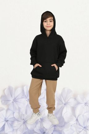 ست بالاتنه و پائین تنه مشکی بچه گانه بافت Genel Markalar - کد 801849716