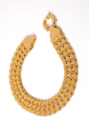 دستبند طلا زرد زنانه 8 عیار aytekgold - کد 249961723