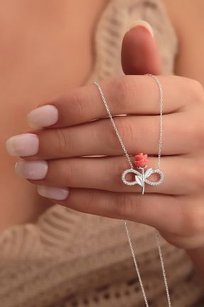 گردنبند نقره زنانه 925 عیار KAR DİAMOND - کد 452358370