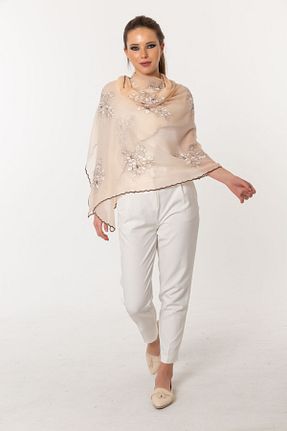 شال سرمه ای زنانه کشمیر CASHMERE AND SİLK MAWLANA - کد 239435943