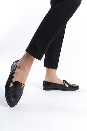 کفش کلاسیک مشکی زنانه چرم مصنوعی en7 - کد 801924656