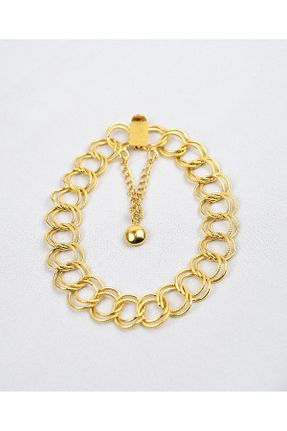 دستبند طلا طلائی زنانه 22 عیار kuyumcu nurettin - کد 650630124