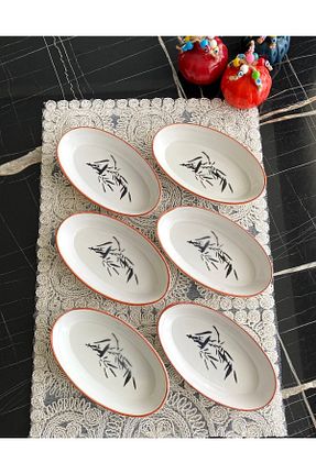 بشقاب نارنجی سرامیک Areyma - کد 710408610
