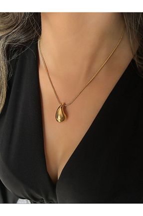 گردنبند جواهر طلائی زنانه FLARF - کد 791784884