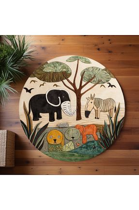 فرش رنگی قابل شستشو Rugs Modern Halı - کد 801897459