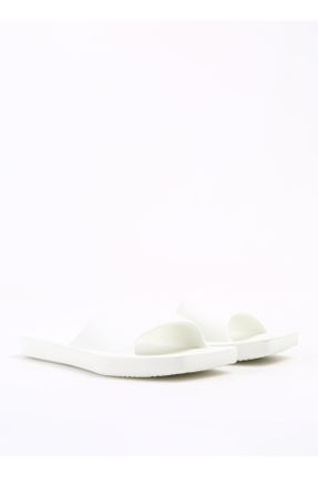 دمپائی سفید زنانه پاشنه کوتاه ( 4 - 1 cm ) پاشنه ساده کد 801993857