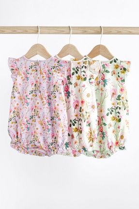 سرهمی خواب بنفش بچه گانه پنبه ای Next Baby - کد 802106684