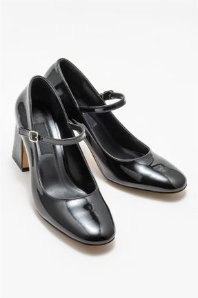 کفش پاشنه بلند کلاسیک مشکی زنانه پلی اورتان پاشنه ضخیم پاشنه متوسط ( 5 - 9 cm ) کد 802006372