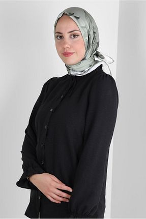 روسری سبز پلی استر 90 x 90 طرح گلدار کد 802008309