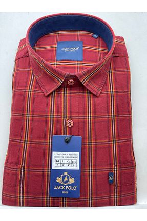پیراهن قرمز مردانه رگولار Jack Polo - کد 802067725