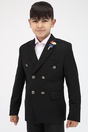 کت بلیزر مشکی بچه گانه %100 پنبه ارگانیک SIRRI - کد 801383643