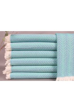 پشتمال فیروزه ای پنبه Kayra Export - کد 376973974
