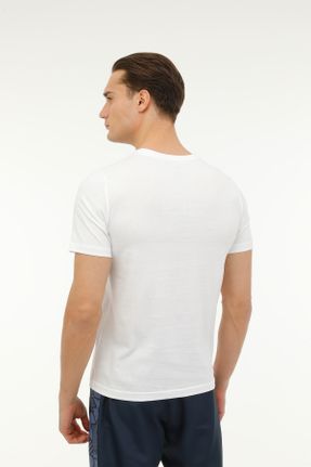 تی شرت سفید مردانه رگولار کد 801639962