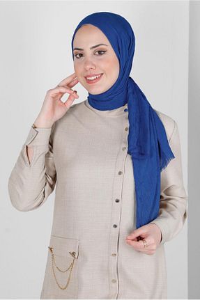 شال سرمه ای زنانه پلی استر Alvina - کد 801616051