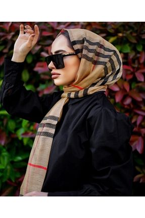 شال بژ زنانه پنبه ای Genel Markalar - کد 456983356