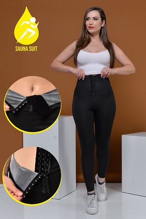 ساق شلواری اسپرت مشکی مردانه بلند SAUNA SUIT - کد 348907978