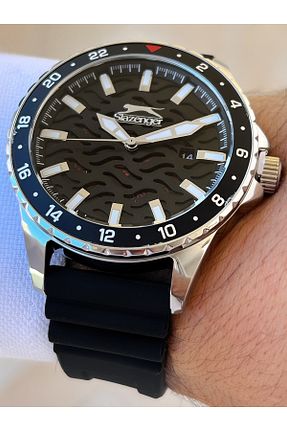 ساعت مچی مشکی مردانه 41-45 میلی متر Slazenger - کد 801960429