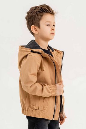 بادگیر و بارانی بژ بچه گانه پلی استر Gold Class Kidswear - کد 742244057