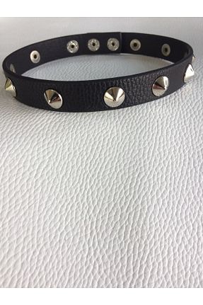 گردنبند جواهر مشکی زنانه چرم Aksabeltchokers - کد 265767213