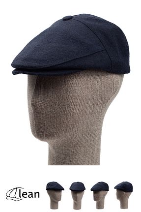 کلاه سرمه ای مردانه پشمی LEAN CAP - کد 801812871