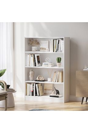 قفسه کتاب سفید 140 سانتی متر aden home senin evin senin dünyan - کد 801386316