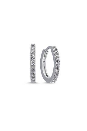 گوشواره جواهر سفید Merano Design - کد 756789635