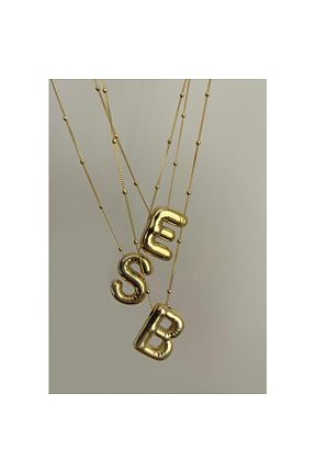 گردنبند نقره طلائی زنانه 925 عیار h&b design jewel - کد 801445826
