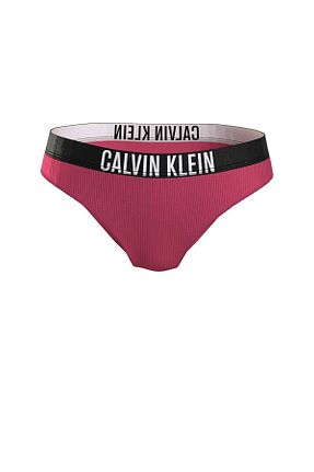 پائین تنه بیکینی صورتی زنانه ساده Calvin Klein - کد 687879674