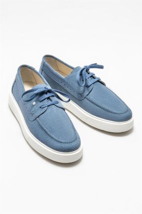 کفش کژوال آبی مردانه پاشنه کوتاه ( 4 - 1 cm ) پاشنه ساده کد 801783534