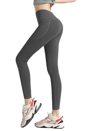 ساق شلواری اسپرت طوسی زنانه بافتنی Ghassy Co - کد 774580478