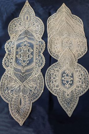 سرویس آمریکائی سفید مستطیل Çt Çeyizci Tekstil - کد 800025460