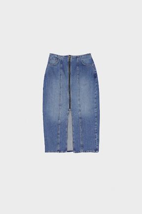 دامن نارنجی زنانه جین CROSS JEANS - کد 801786535