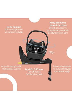 آغوش مادر مشکی Tenteli Maxi-Cosi - کد 685578861