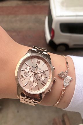 ساعت مچی زرد زنانه 36-40 میلی متر Daniel Klein - کد 368099755