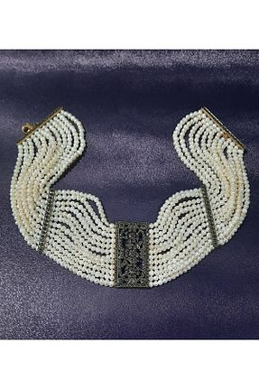 گردنبند مروارید متالیک مروارید فرهنگی TMD AKSESUAR - کد 299168774