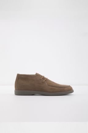 کفش کلاسیک قهوه ای مردانه چرم طبیعی پاشنه کوتاه ( 4 - 1 cm ) پاشنه ساده کد 802010233