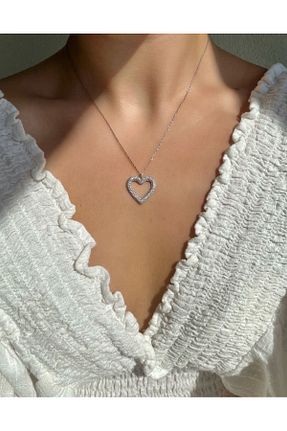 گردنبند جواهر زنانه برنجی h&b design jewel - کد 802073336