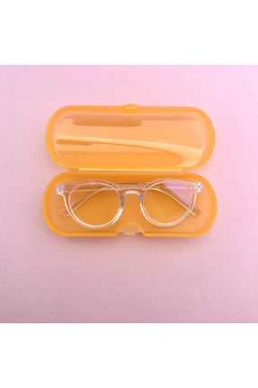 عینک آفتابی نارنجی بچه گانه بچه گانه UV400 استخوان مات هندسی کد 737072402