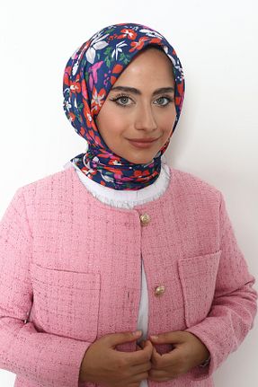 روسری رنگی پنبه ای Mizge Scarf - کد 802563966