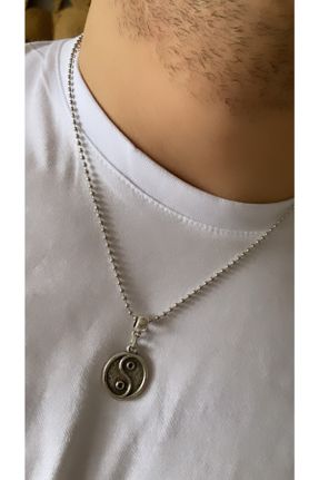 گردنبند جواهر مردانه پوشش لاکی کد 671355716